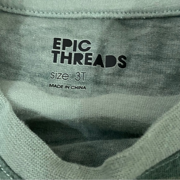 Epic Threads size 3 Toddler Green Camouflage T-Shirt - Picture 2 of 3
